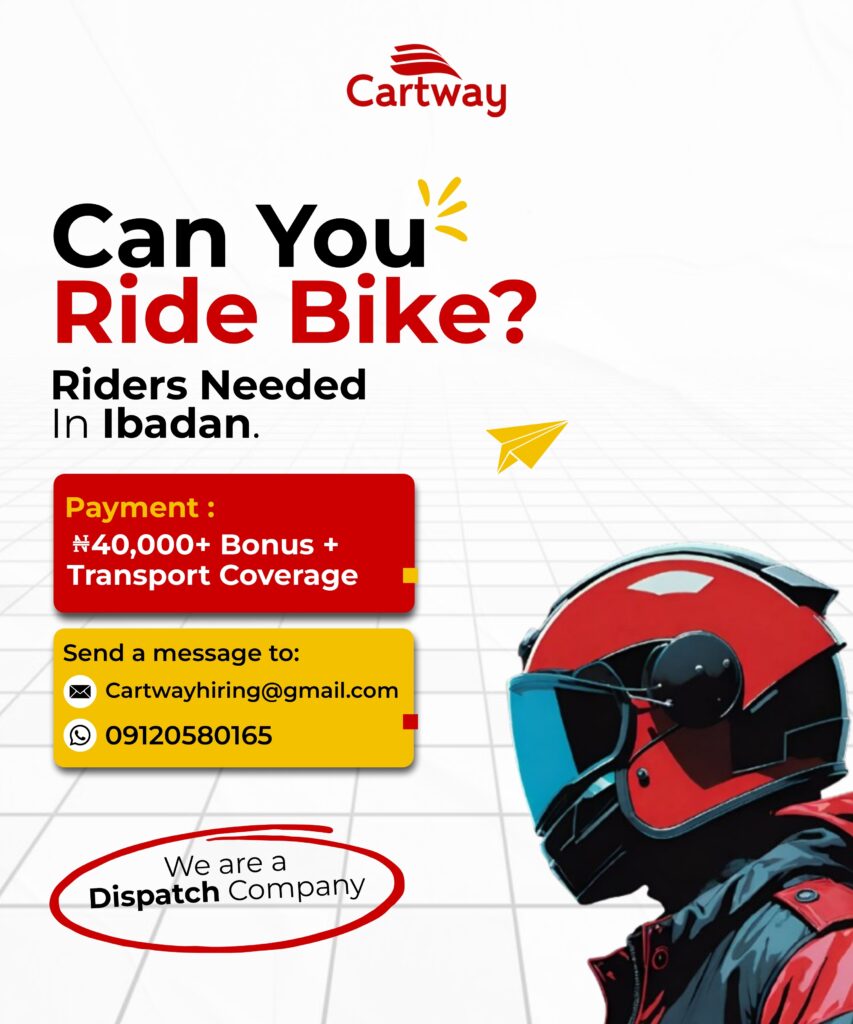 Cartway need riders